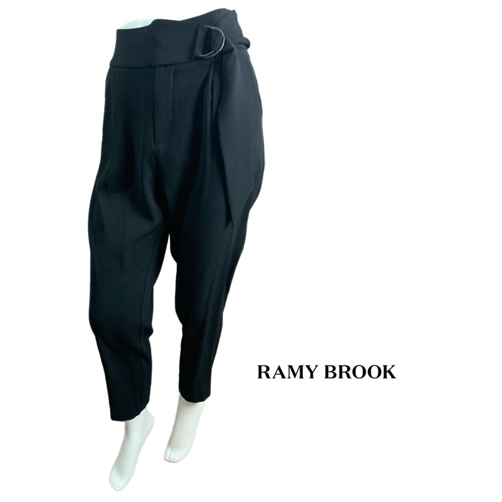 Ramy Brook Black Belted Trousers